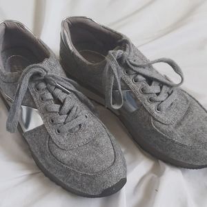 Light grey Michael Kors tenis shoes
